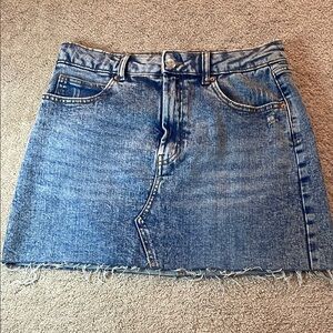 Wild Fable Blue Mini Skirt Casual